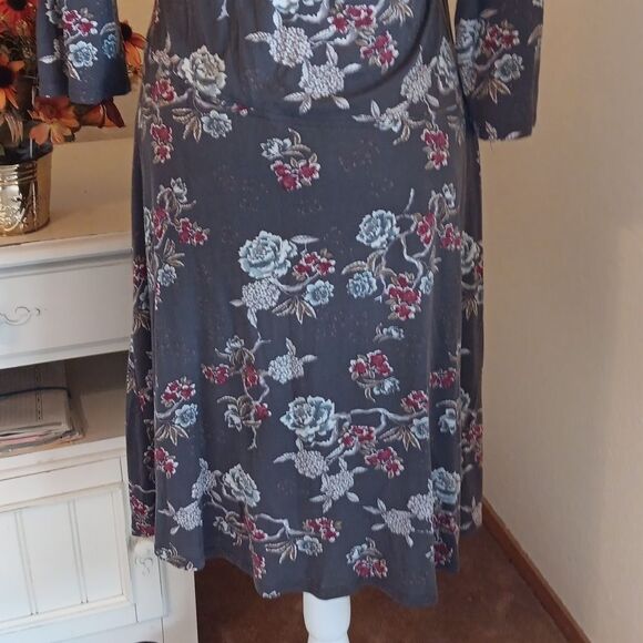 Garnet Hill Bianna Surplice Knit Dress - Picture 7 of 11